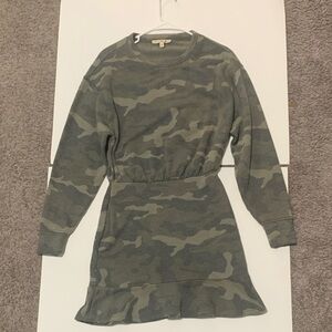 Express Green Camo Kids Dress